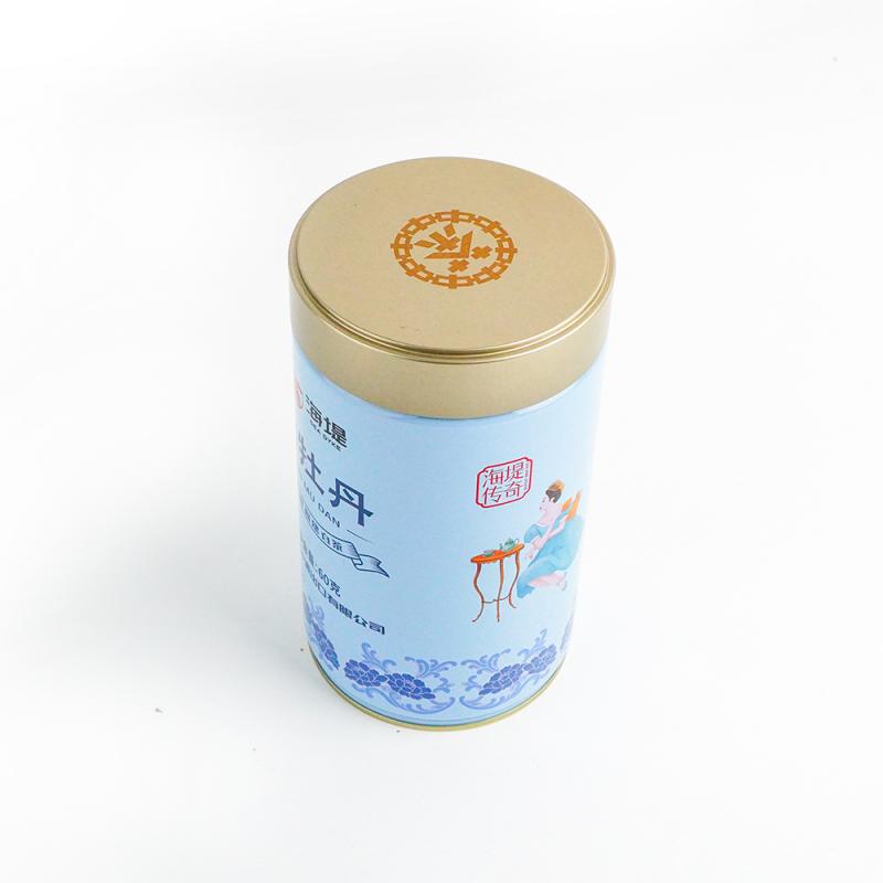 OEM China 6×2 Tin Can Manufacturer - 500ml Empty RoundWith Lid Tea tin can TTC-021 – Jiayi detail pictures