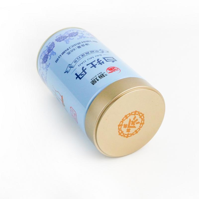 OEM China 6×2 Tin Can Manufacturer - 500ml Empty RoundWith Lid Tea tin can TTC-021 – Jiayi detail pictures