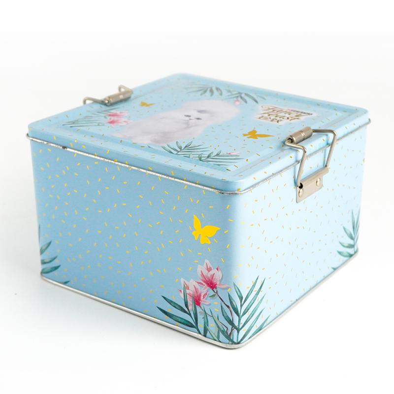 Large Capacity Tin Box With Buckle TTB-023