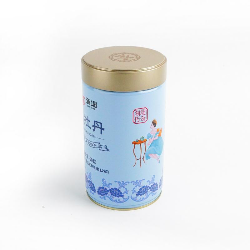 OEM China 6×2 Tin Can Manufacturer - 500ml Empty RoundWith Lid Tea tin can TTC-021 – Jiayi detail pictures
